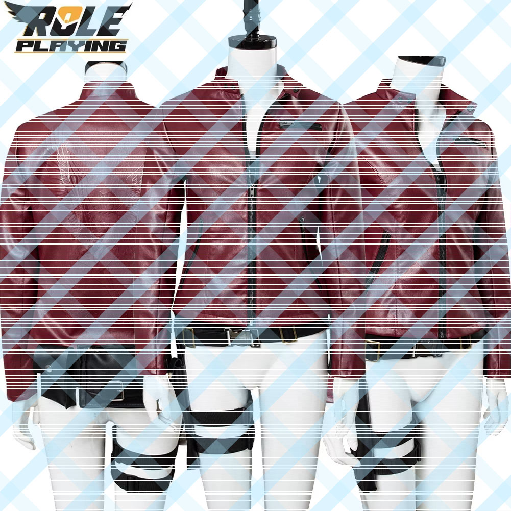 Women'S Red Accessories - Claire Redfield Cosplay Red Jacket Vest