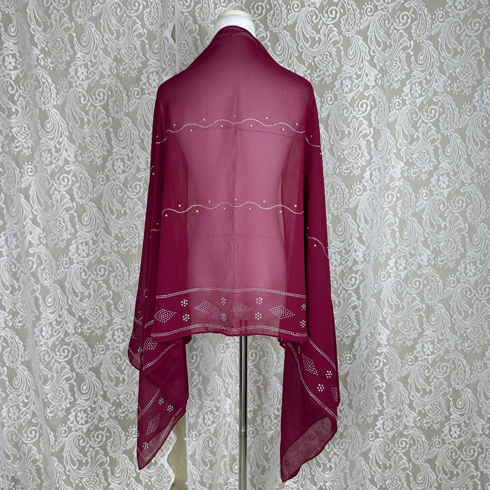 2026 Small 70x180cm Chiffon Ne - Women Accessories Dubai ulasan dan harga