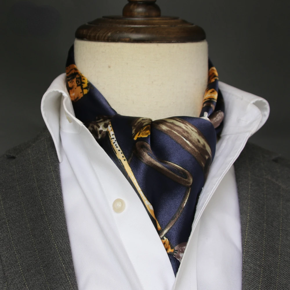 British Men's Silk Scarf Small - Silk Scarf Square ulasan dan harga