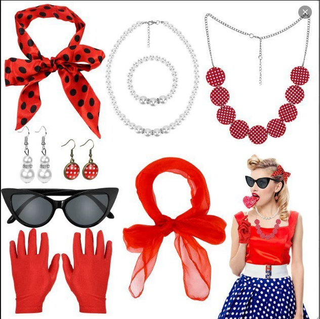 1950s Costume Accessories for  - Women'S Accessories In The 1950S ulasan dan harga
