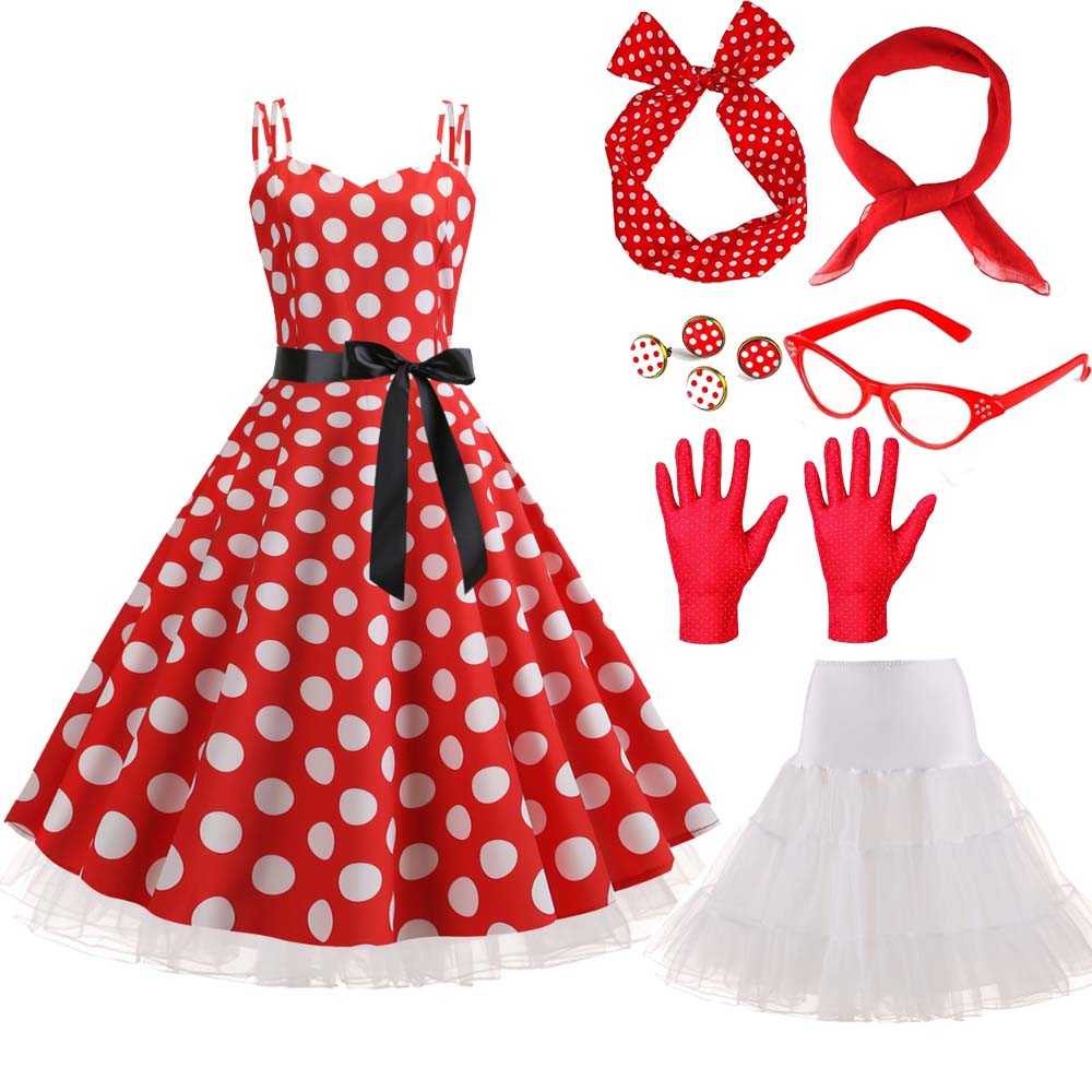 1950s 60s Carnival Costume Set - Women'S Accessories In The 1950S ulasan dan harga