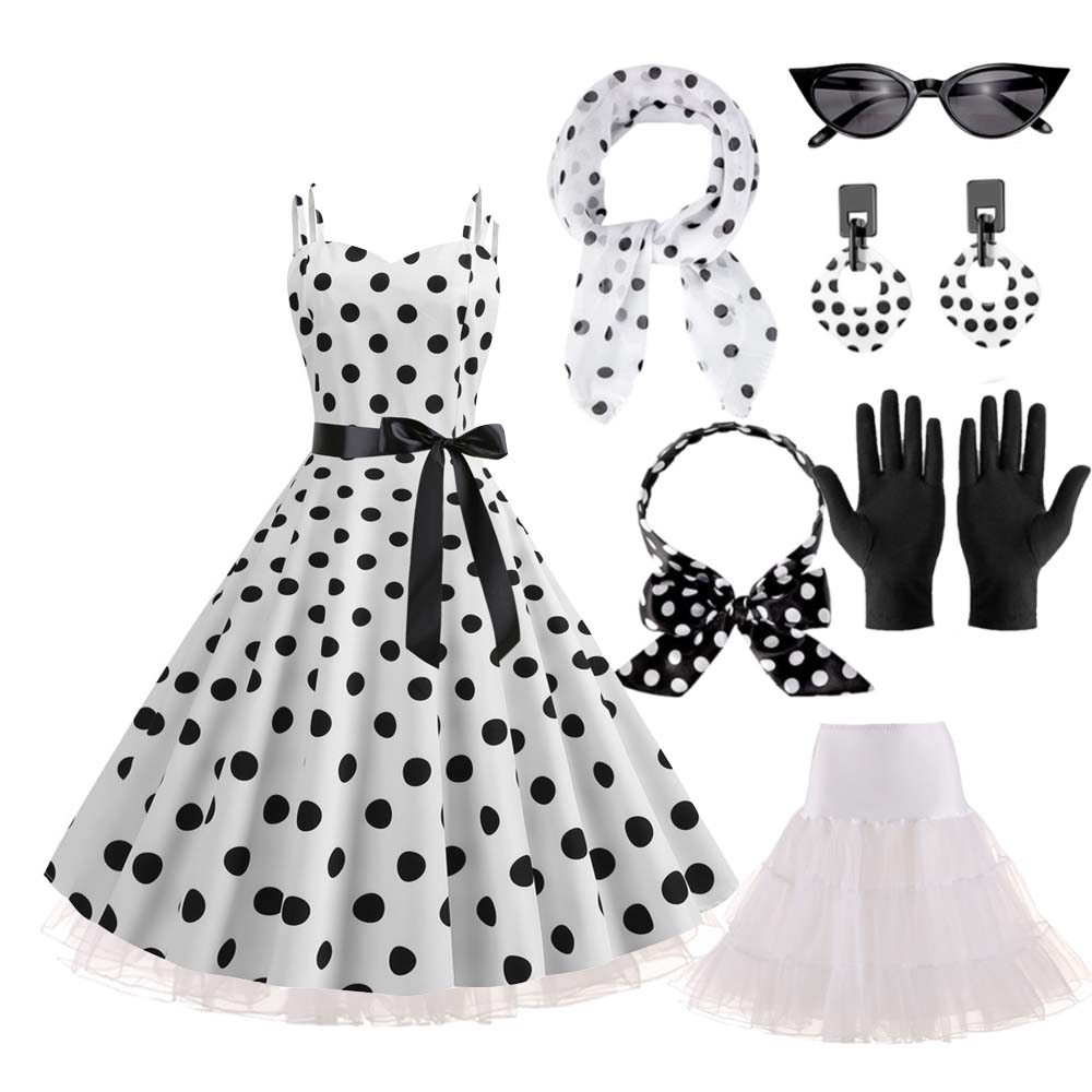 1950s 60s Carnival Costume Set - Women'S Accessories In The 1950S ulasan dan harga
