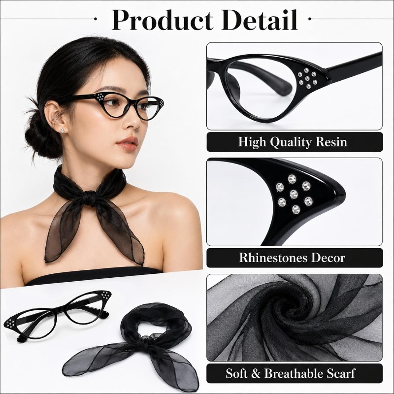 2PCS 50s Accessories for Women - Women'S Accessories In The 1950S ulasan dan harga