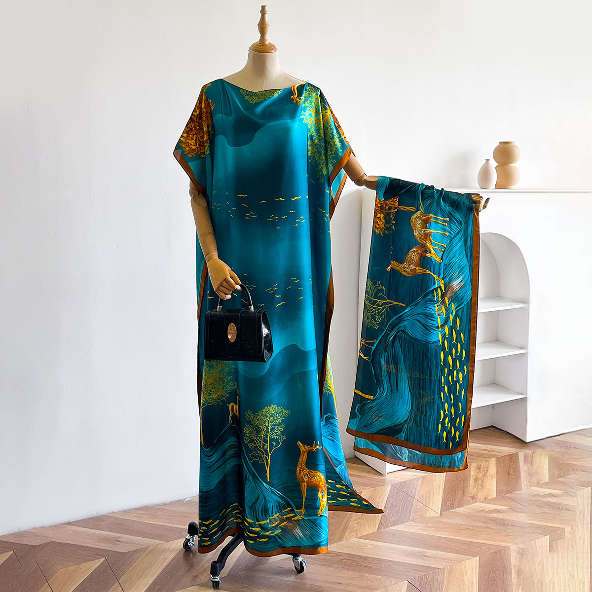 Women's Long Shawl Dubai Fashi - Women Accessories Dubai ulasan dan harga