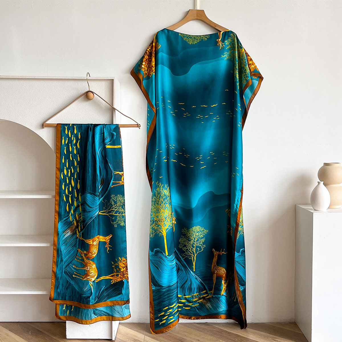 Women's Long Shawl Dubai Fashi - Women Accessories Dubai ulasan dan harga