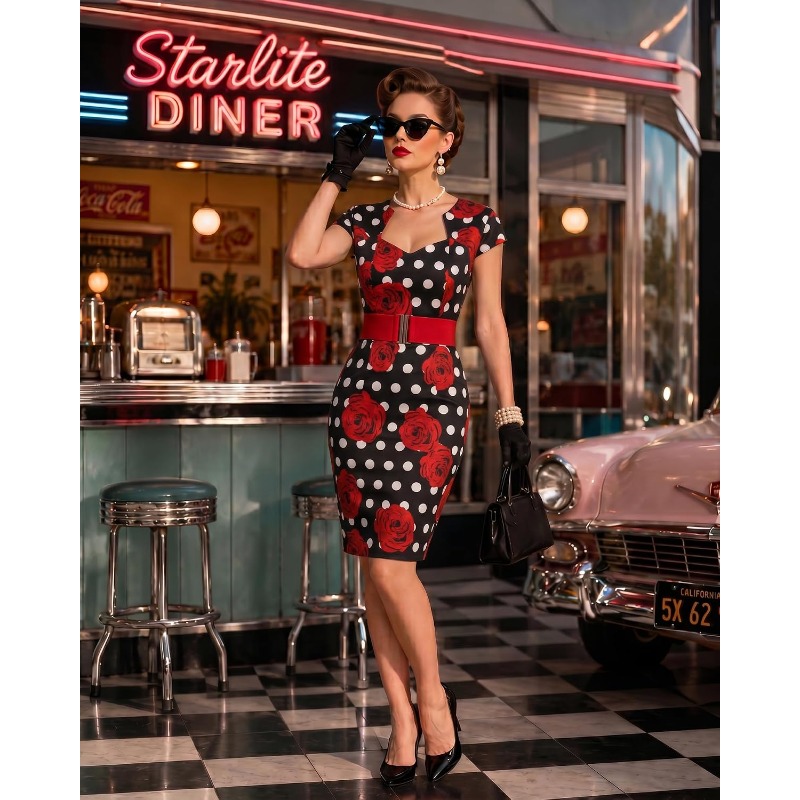 10PCS/SET Ladies Retro 1950s D - Women'S Accessories In The 1950S ulasan dan harga