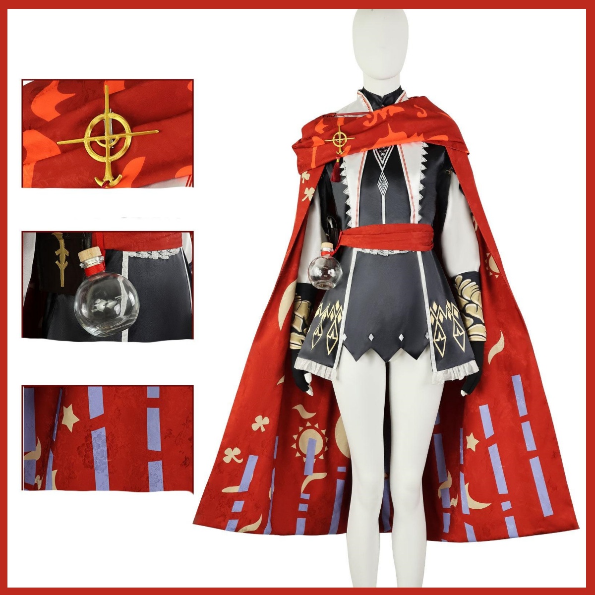 Game Arknights Exusiai The New - Women'S Red Accessories ulasan dan harga